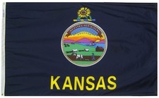 Annin Flagmakers Kansas State Flag Usa-Made To Official State Design