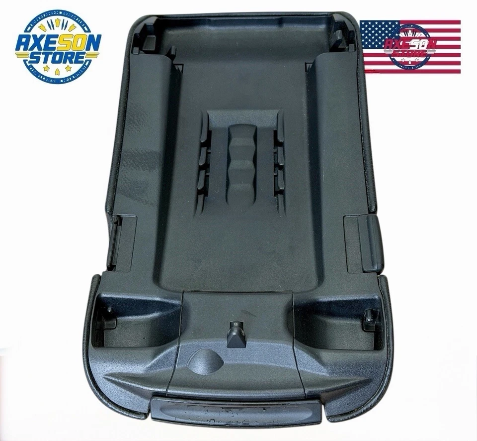 Mercedes C208 A208 CLK500 2003-2006 consola central cuero negro reposabrazos OEM Foto 4 de 4