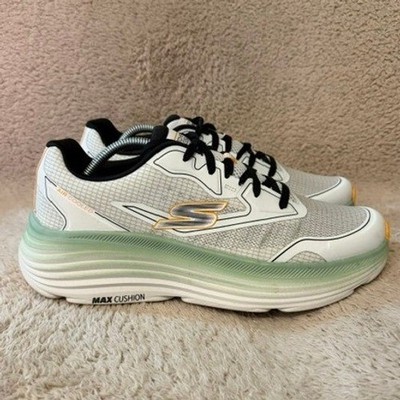 Skechers Max Cushioning Elite Mens White Green Shoes Sneakers 220615 Size 11