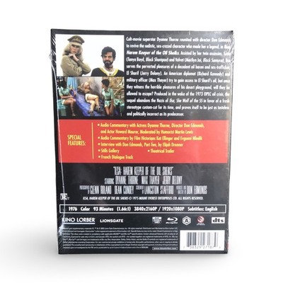 Kino Lorber HAREM KEEPER OF THE OIL SHEIKS 4K UHD + Blu-ray Limited Slipcover