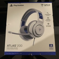 Turtle Beach Atlas 200 White Wired Gaming Headset for Sony PS5/PS4