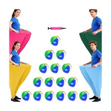 Granny Pants Yard Game Freaky Party Games Pants with Bouncy Balls and Air Pum...