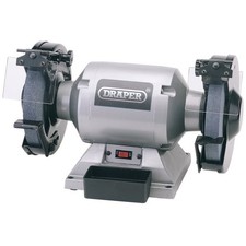 Heavy-Duty Bench Grinder, 200mm, 550W 230V, Draper 29621