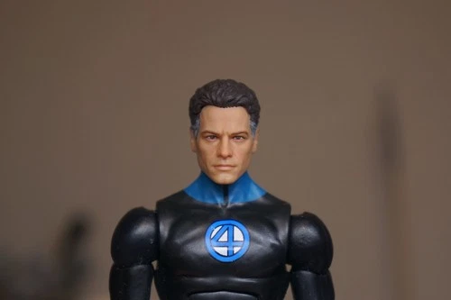 1/12 Marvel Legends Fantastic 4 Mr. Fantastic Ioan Gruffudd custom painted head