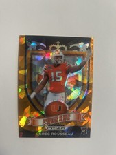 2021 Panini Prizm Draft Picks - Crusade Greg Rousseau #179 Orange Ice Prizm (RC)