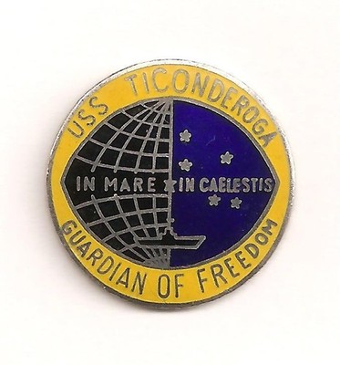 United States - USS Ticonderoga Flugzeugträger Pin
