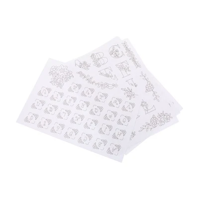 4 Sheets Printable Embroidery Transfer Paper - A4 Sticky Water-Soluble - Image 1 of 4