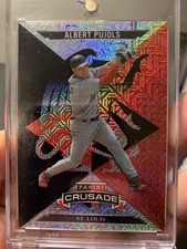 2025 Panini Crusade Albert Pujols True Black Mojo SSSP  1 / 1  Beautiful Card !!