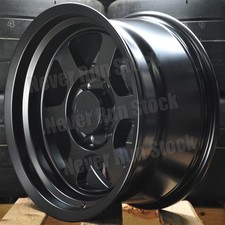 9six9 Six-1 Deep 17x8.5 6x139.7 6x5.5 -10 Black Te 6 Spokes Lip Truck 5 Wheels