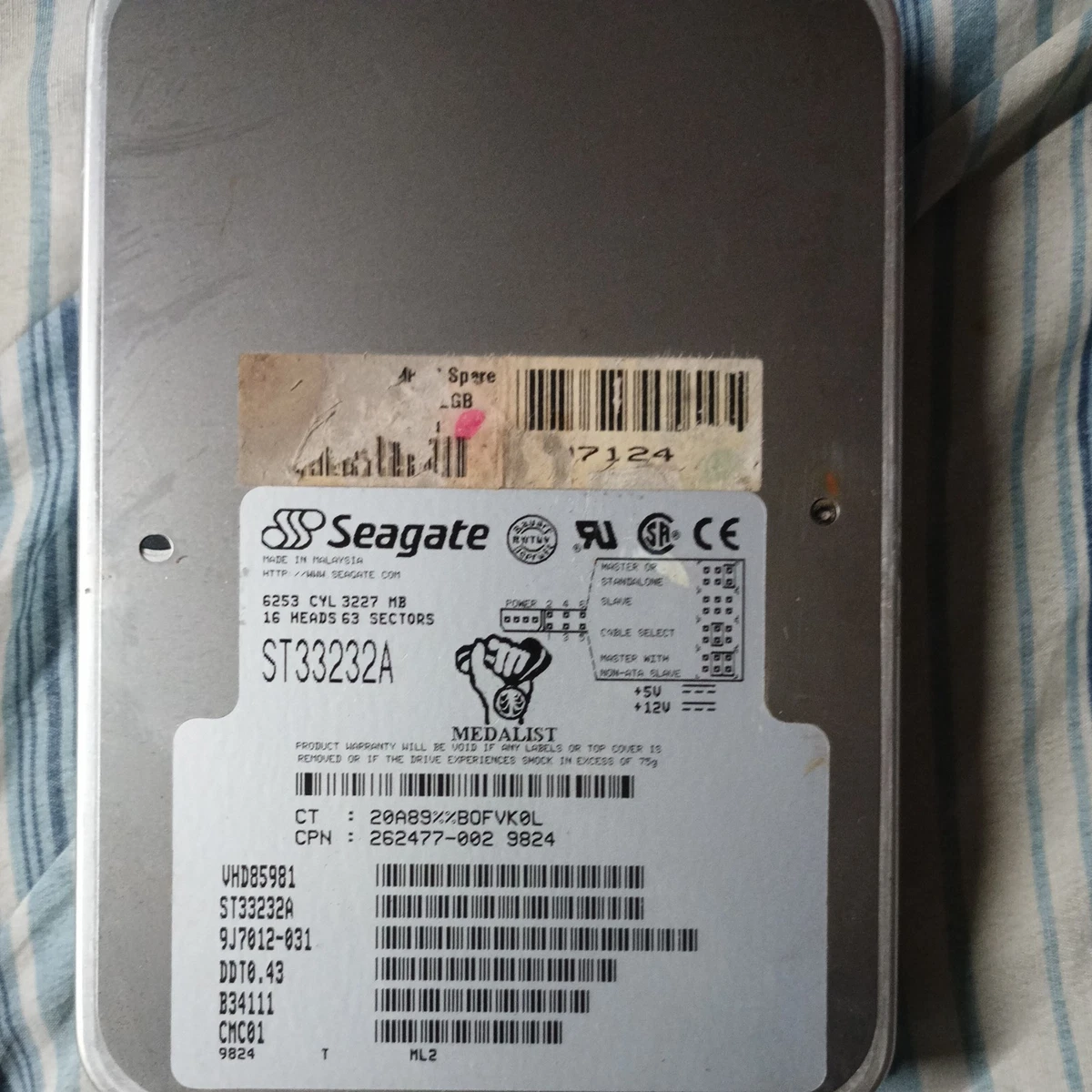 Disque dur Seagate Medalist ST3491A 425MB IDE - Accessoires informatique