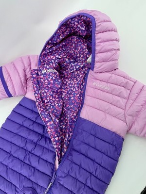 Columbia Powder Lite  Reversible Bunting 6-12 Months