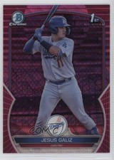 2023 Bowman Chrome Prospects Fuchsia & Pink Vapor Refractor /199 Jesus Galiz 0c3