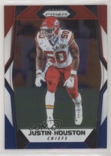 2017 Panini Prizm Red White & Blue Prizm Justin Houston #165 yf0