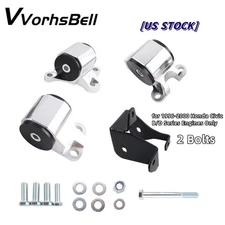Billet 2 Bolt Swap Engine Motor Mount Kit For Honda Civic 1996-00 EK B/D Series