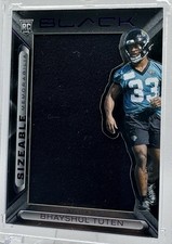 2025 Panini Black #SIZ-BTN Bhayshul Tuten Sizeable Mem. Royal RC - VT | JAX