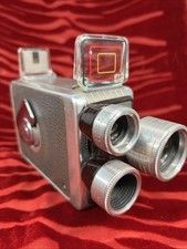 Vintage KODAK Brownie Movie Camera Turret f/1.9 8mm NOT TESTED Kodachrome Film A