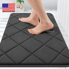 Memory Foam Bath Mat 30X20, Ultra Soft and Absorbent Bathroom Rugs, Machine Wash