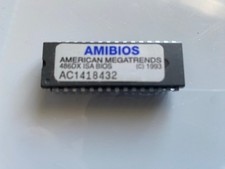 Vintage AMIBIOS American Megatrends 486DX ISA BIOS Chip 1993 Taiwan