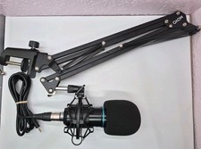 Movo Universal Cardioid Condenser Microphone - XLR, 3.5mm, Shock Mount