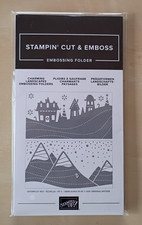 BRAND NEW Stampin Up CHARMING LANDSCAPES EMBOSSING FOLDERS Background