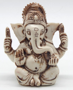 Ganesha Hindu Elephant God Of Wisdom Success & Remover of Obstacles 4" 4" Statue