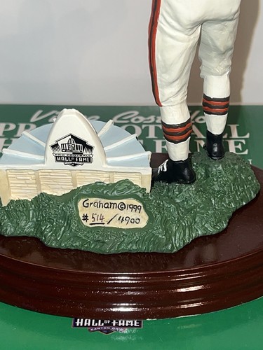 Otto Graham Hall of Fame Figurine Autograph Auto /4900 RARE Cleveland Browns - Picture 7 of 12