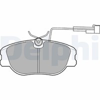 Delphi Bremsbelagsatz, Scheibenbremse Vorderachse U.A. FüR Alfa Romeo, Fiat