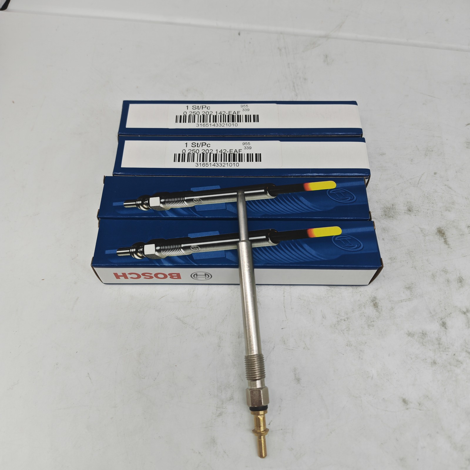 4X 0250202142 BOSCH Diesel Glow Plug Set Kit Fit For Dodge Sprinter Freightliner