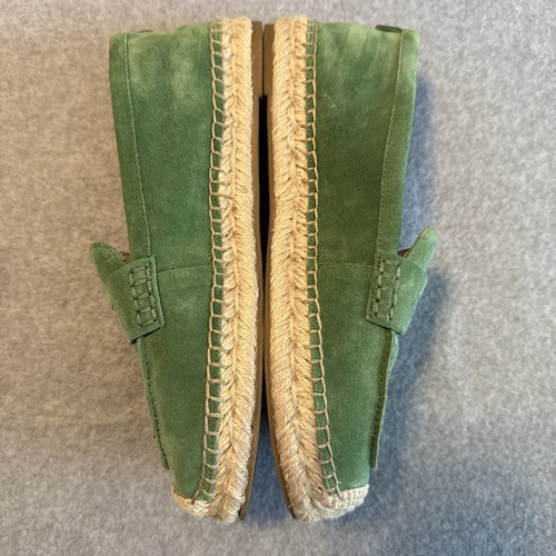 Sam Edelman Women's Size 7M Green Suede Kai Espadrille Flat Loafer Shoes - Picture 2 of 8