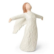 Freedom Angel Figurines - Retirement Gift for Woman, Resin Sculpted Angel
