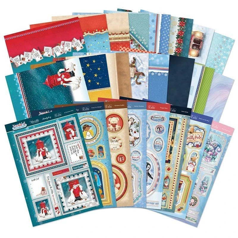 HUNKYDORY  CUTEST CHRISTMAS - LUXURY TOPPER COLLECTION - MAKES AT LEAST 16 CARDS