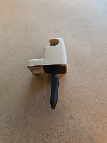 2004-2010 BMW X3 Sunvisor Holder Brackets Tan/Beige With Bolts Set Of 2 OEM - Picture 10 of 16