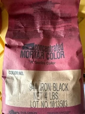4lb-SGS-94A Iron Black Oxide Pigment Concrete Floor Tile Mortar Dye Grout Brick