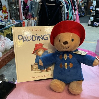 Paddington Bear Plushie with book