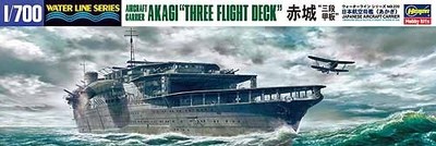 Hasegawa HAS43220 1/700 Japanese Aircraft Carrier Akagi ''Three Flight Deck''