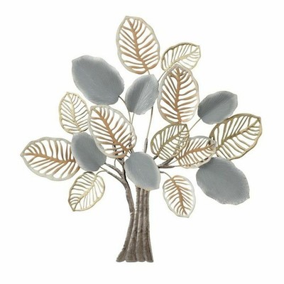 Wanddekoration DKD Home Decor Baum Metall Bunt Moderne [96 x 7,6 x 100 cm]