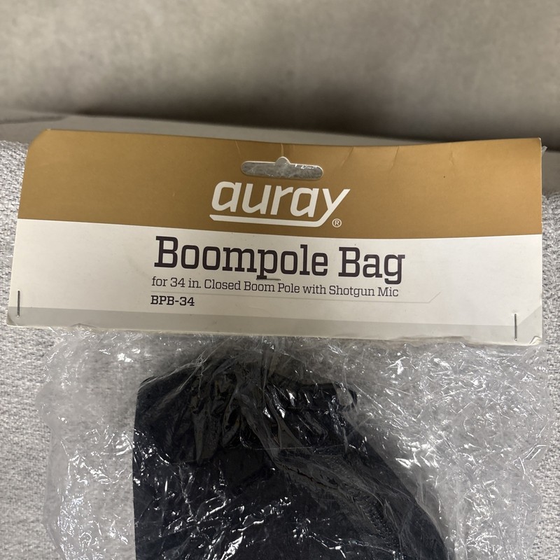 Auray Neoprene Boompole Bag for 34” Closed Boompole with Shotgun Mic and Softie