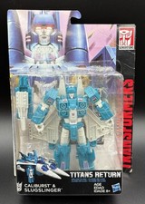 TRANSFORMERS TITANS RETURN CALIBURST & SLUGSLINGER DELUXE CLASS ACTI MVP040917