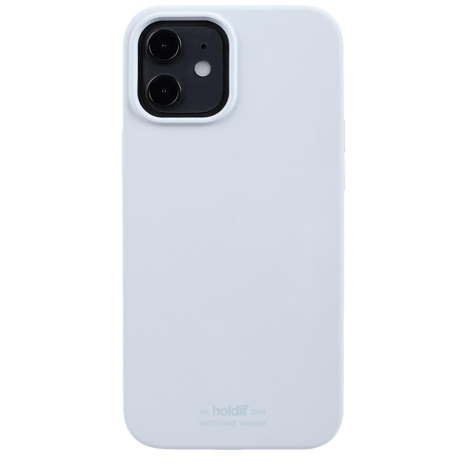 Силиконовый чехол HOLDIT, Книжный переплет, Apple, iPhone 12, 12 Pro, Голубой минерал