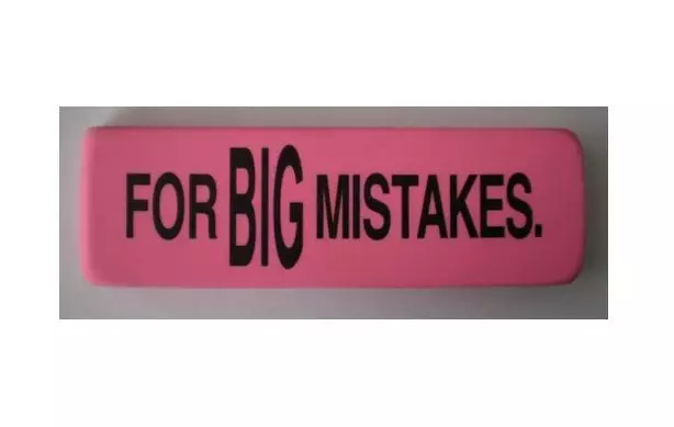 For BIG Mistakes Rubber. Giant Eraser 160mm Long. Jumbo Size eBay