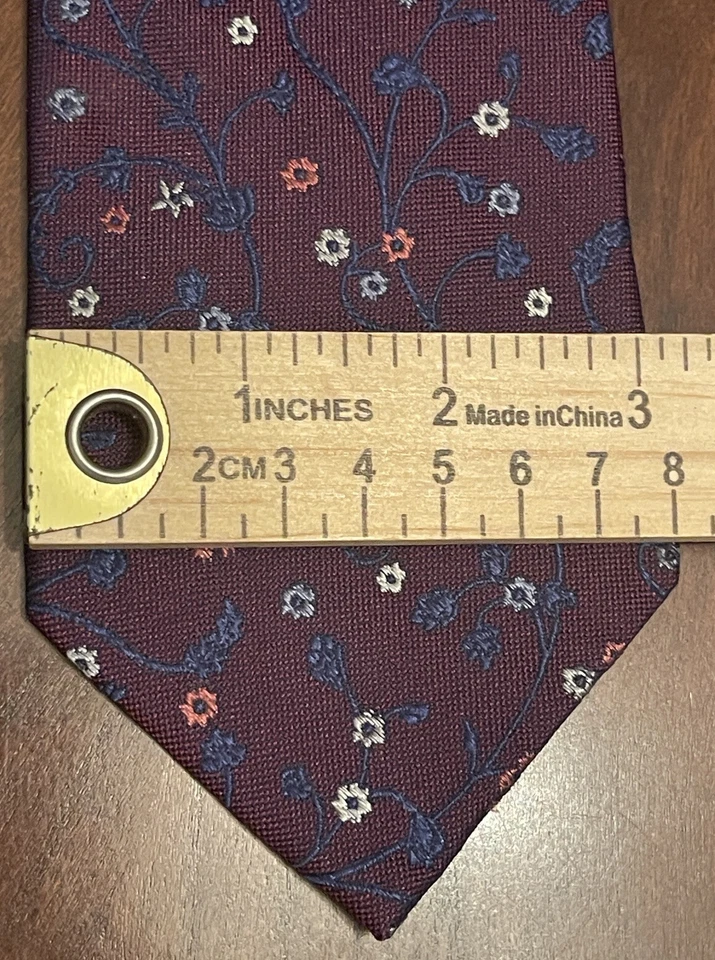 Corbata de cuello Bruno Piattelli hecha a mano 100 % seda para hombre hecha en China Foto 4 de 4