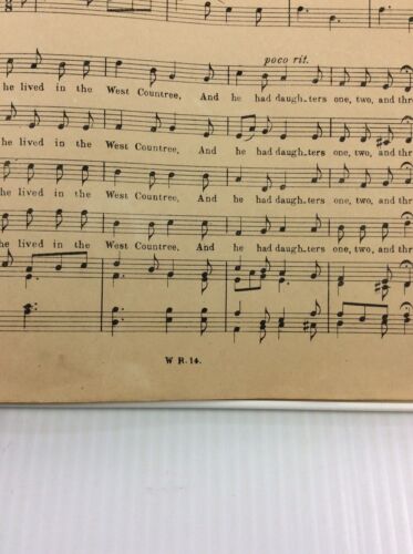 Choral Variations Upon English Folk Songs Rutland Boughton Op 23 Music Book 1907 - Picture 7 of 12