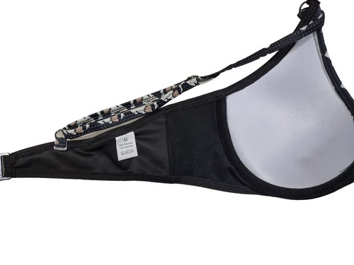 Womens Animal Print Bikini Sexy Black White 2 Piece Swimsuit Size Medium - Picture 4 of 5