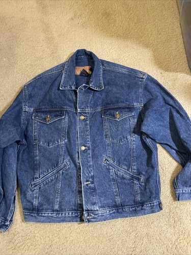 Trucker Denim Jacket mens Size 