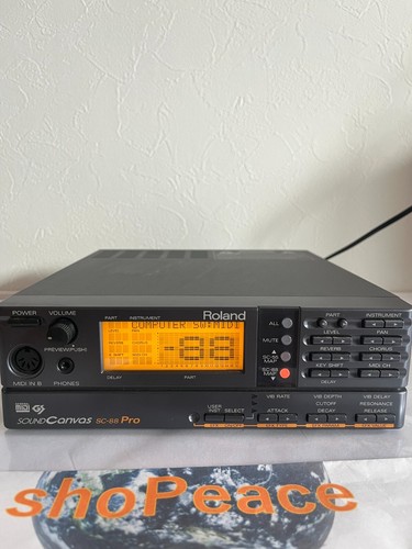 Roland SC-88 pro sound Canvas General MIDI sound modules Tested works USED - Picture 2 of 10