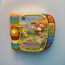 VTech Musical Rhymes Book Interactive Learning educational Play Toy sounds Works