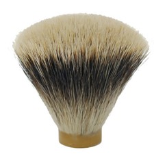 DSCOSMETIC fan shape two band badger hair shaving brush knots for shave brush