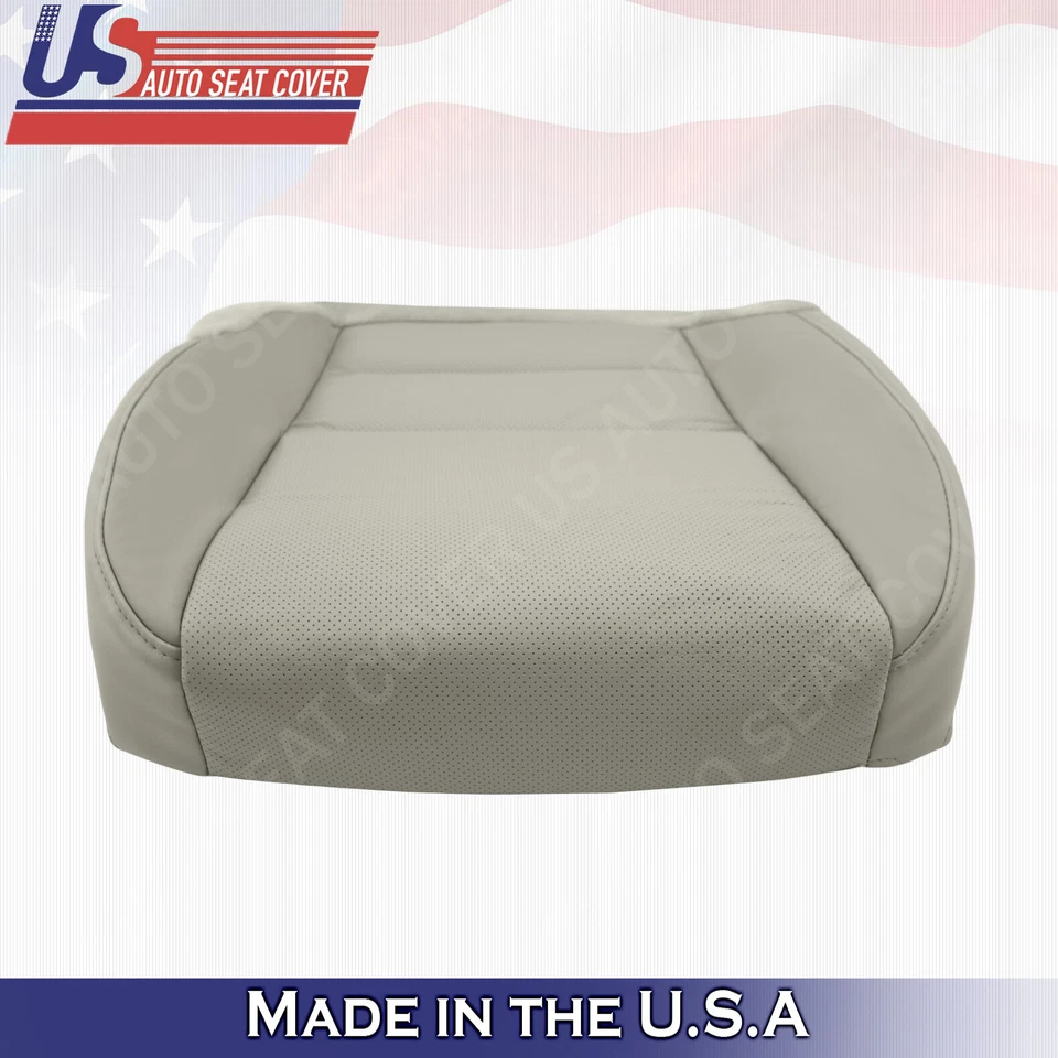 Parte inferior de conductor y pasajero cubierta de cuero perforado gris para Acura MDX 2007-2012 Foto 4 de 4