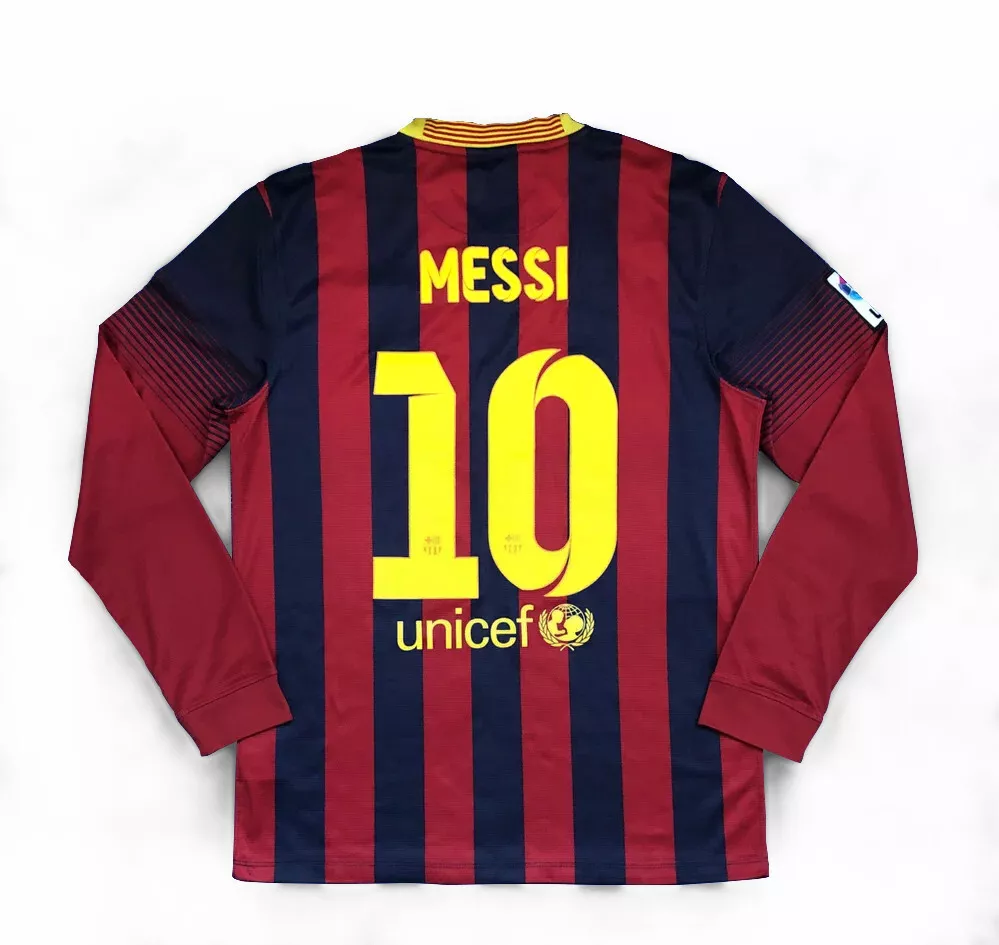 Messi barcelona top jersey long sleeve