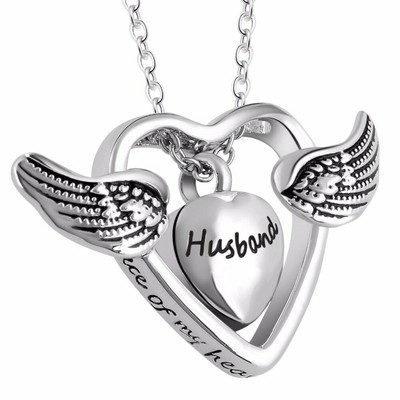 Urn Husband Heart Cremation Jewellery 